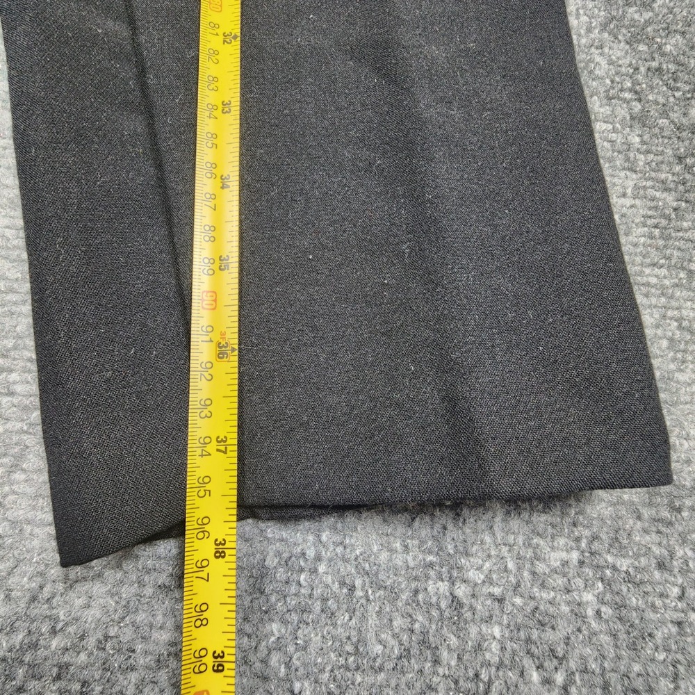 Zara Womens High Waisted Darted Tapered Trousers Black Size S 26 - Picture 3 of 6